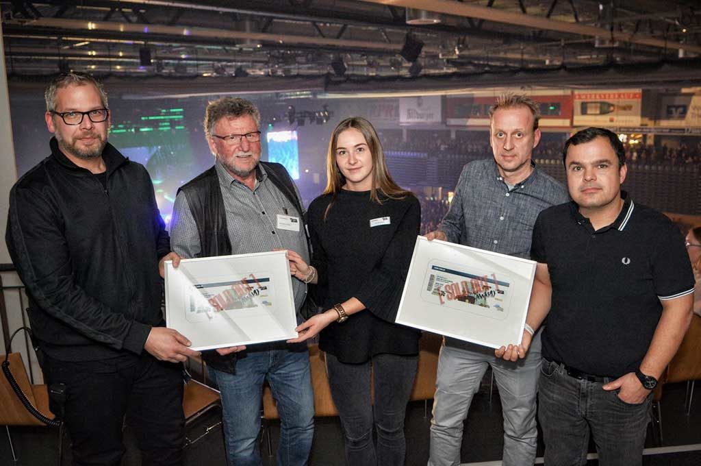 Auf dem Foto (von links nach rechts): Kai Jorzyk (Projektleitung Popp Concerts), Wolfgang Esser (Geschäftsführer MVG Trier mbH), Kristin Schon (Projektleitung MVG Trier mbH), Arnd Landwehr (Geschäftsführer MVG Trier mbH), Oliver Thome (Geschäftsführer Popp Concerts)