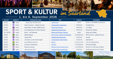 Saarland, Termine, Veranstaltungen, Sport, Kultur, Musik
